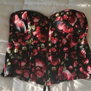Multi flowered bustier 2x